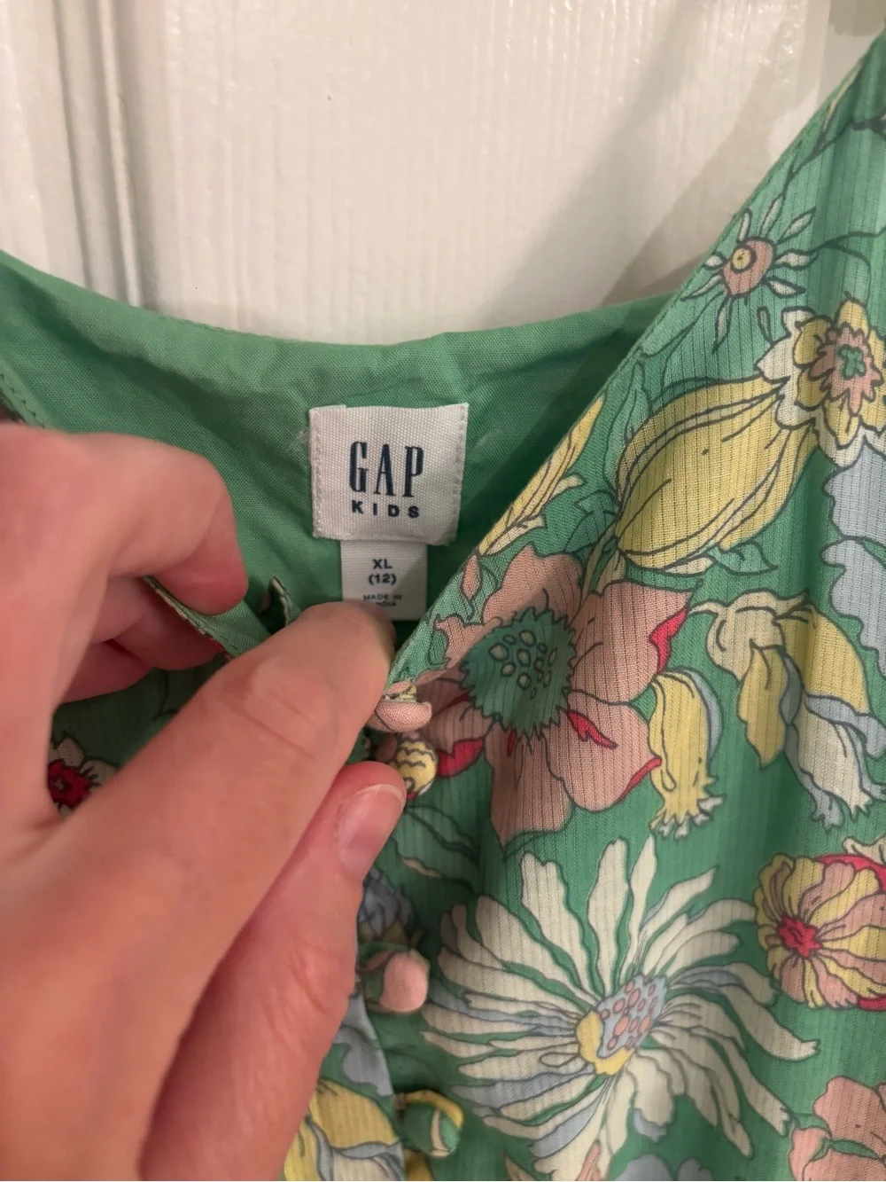 Girls Gap floral sundress size XL 12